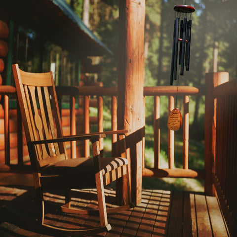 Buioata Memorial Wind Chimes mute option feature, allows quieter moments as needed.