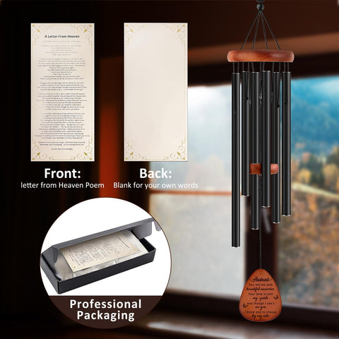 Buioata premium wooden memorial wind chime designed for durability.
