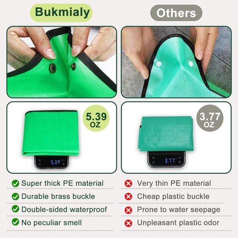 Bukmialy brass-buckle reinforced mat highlights durable hardware