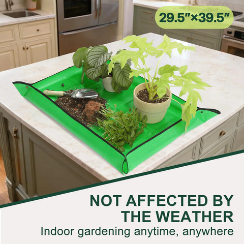 Bukmialy double-sided waterproof mat suitable for mess-free potting on both sides