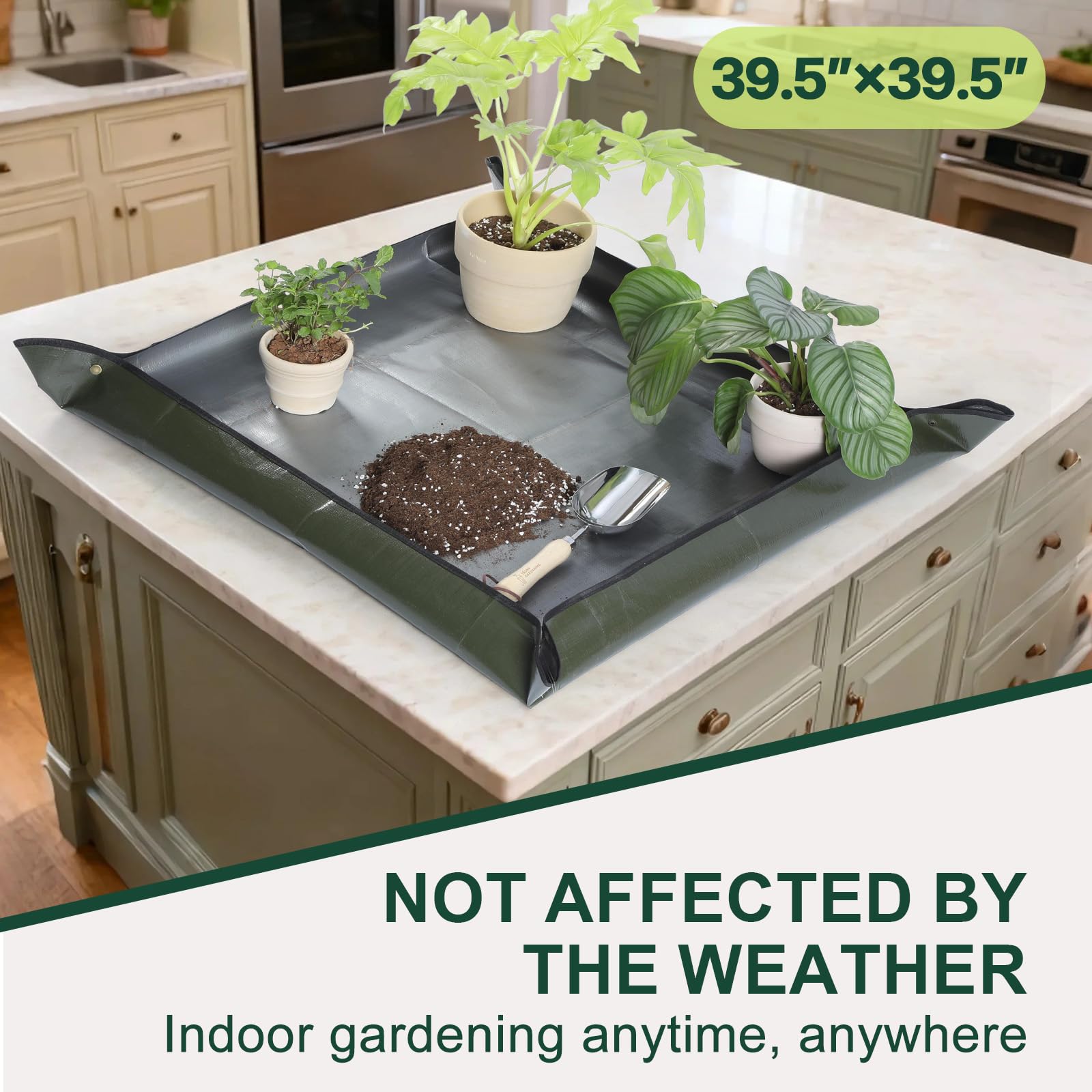 Bukmialy double-sided waterproof mat protects surfaces on both sides