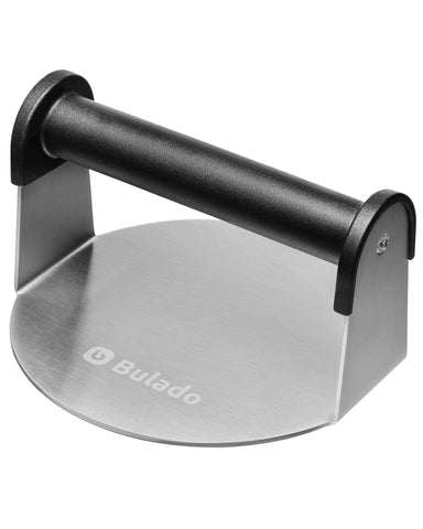 Bulado Burger Press 6-inch round creates even patties for griddle cooking