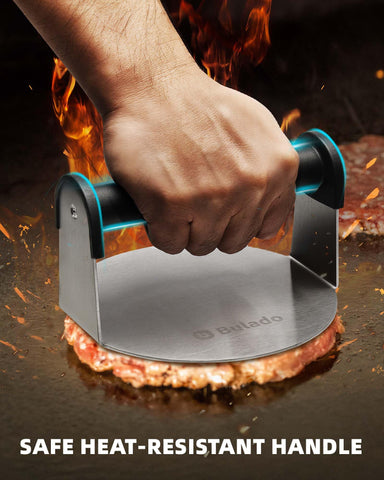 Bulado Smash Burger Press nonstick surface eases patty release