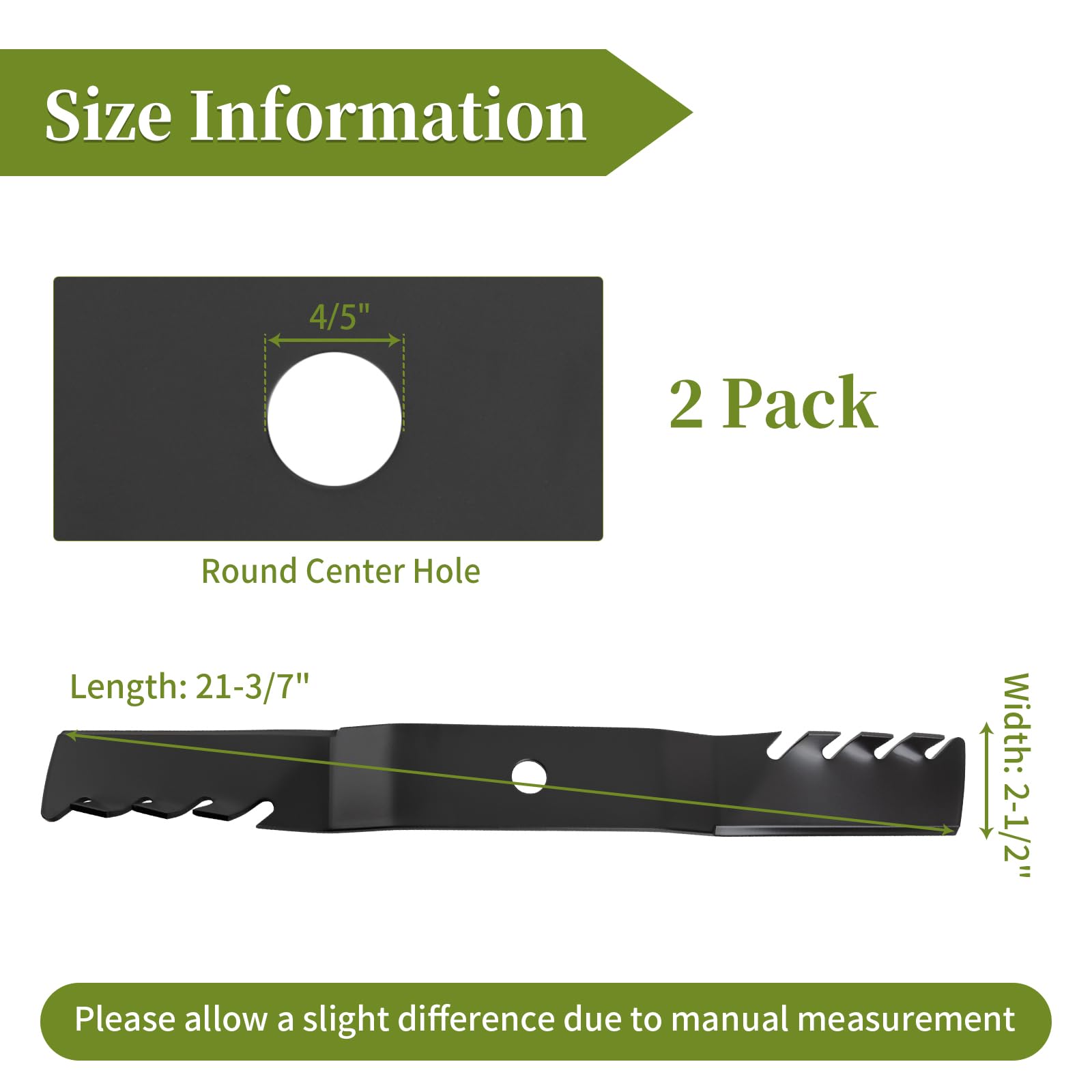 Bularie easy-installation blades reduce mower downtime during maintenance