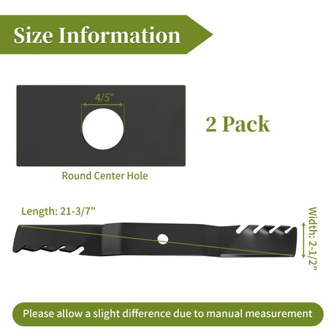 Bularie easy-installation blades reduce mower downtime during maintenance