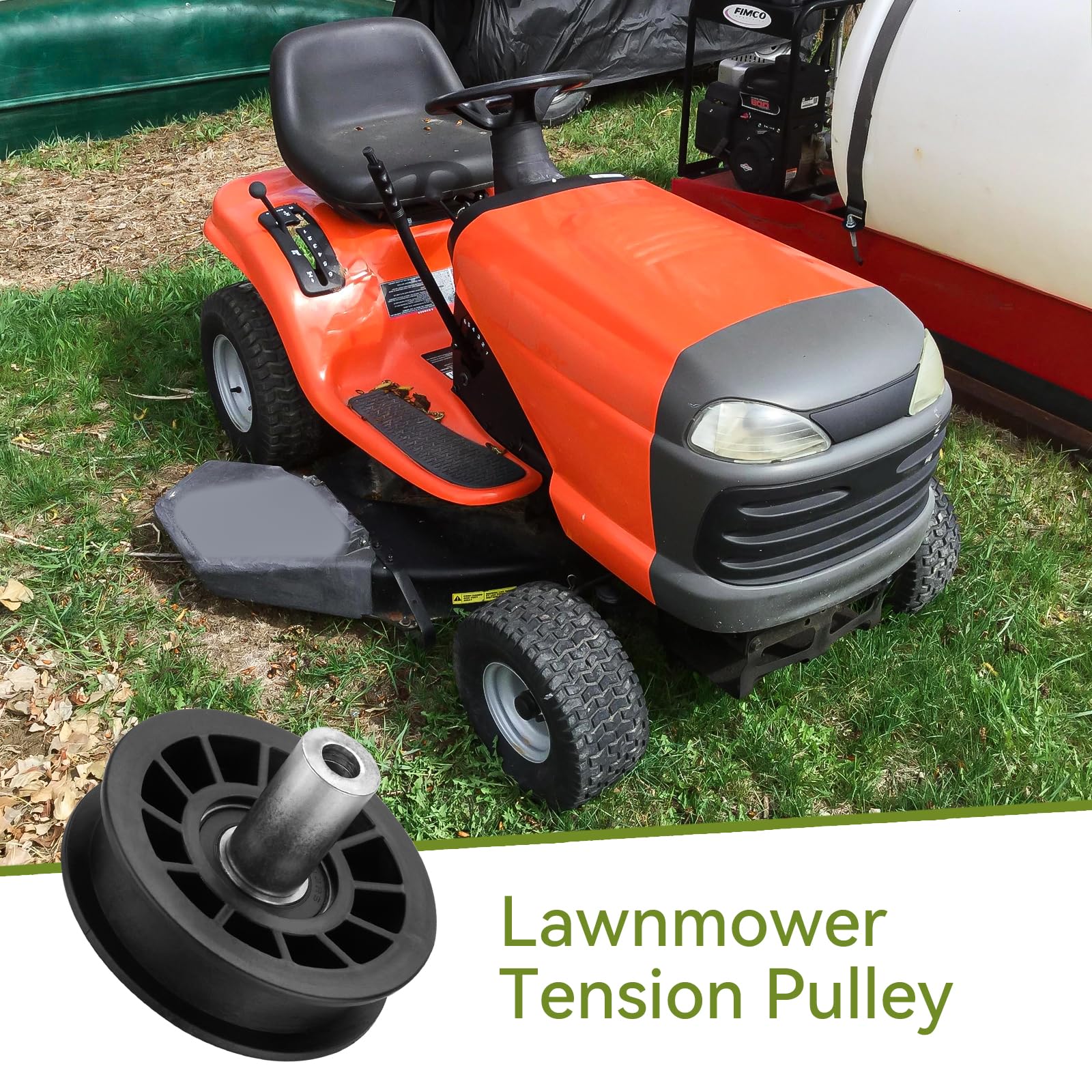 Bularie flat idler pulley suitable for lawn tractor maintenance and easy replacement