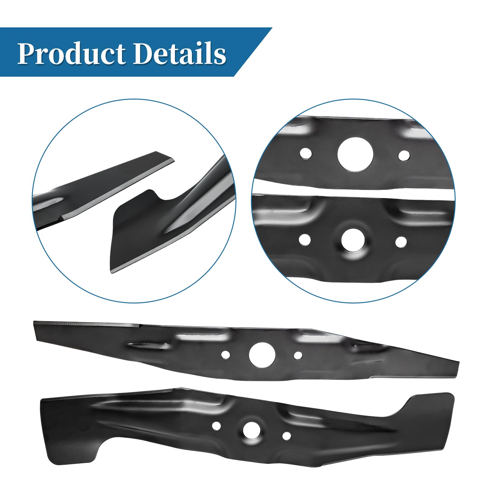 Bularie compatibility info for Honda HRX217/HRX537 blades ensures reliable replacements.