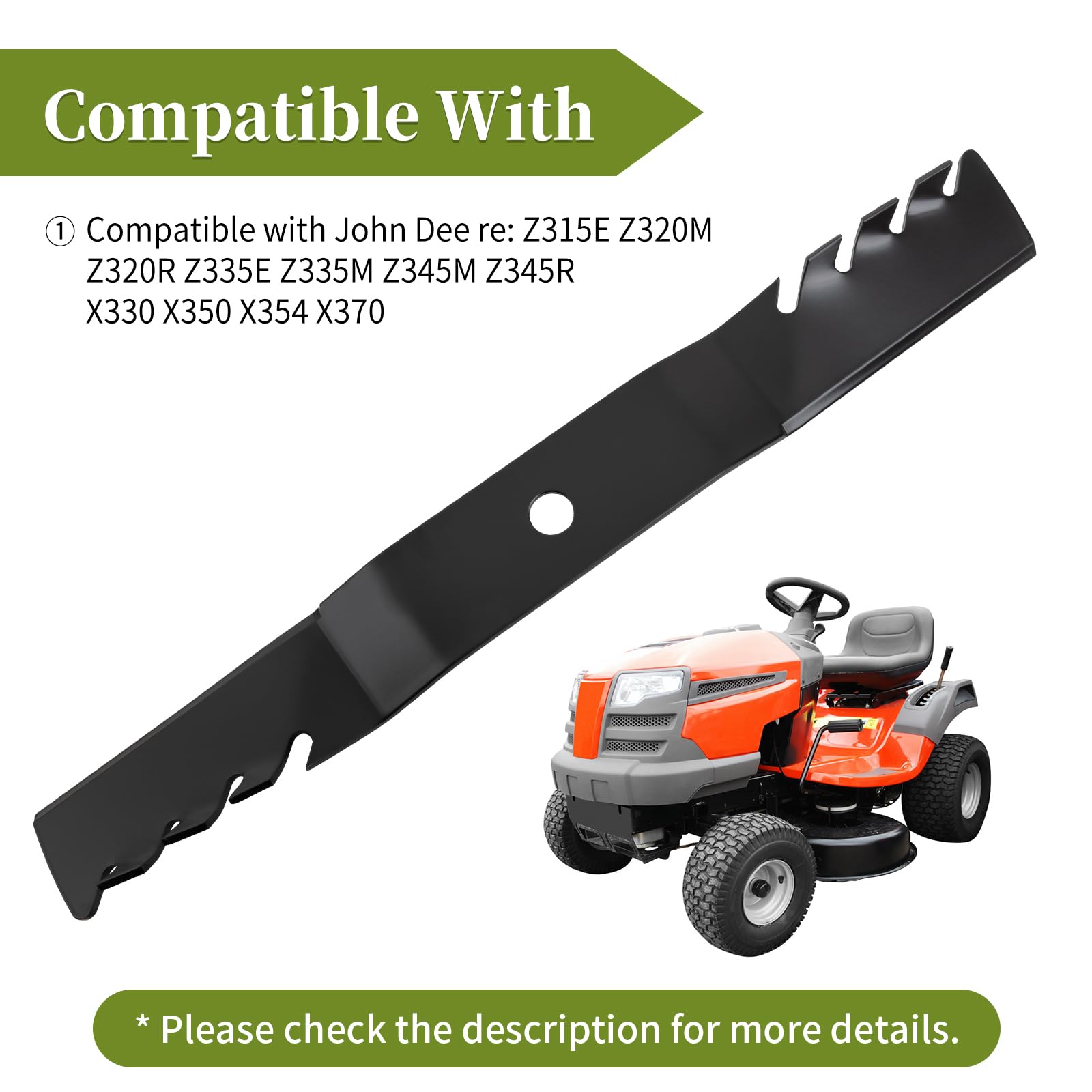 Bularie two-blades-pack for efficient balanced mowing performance