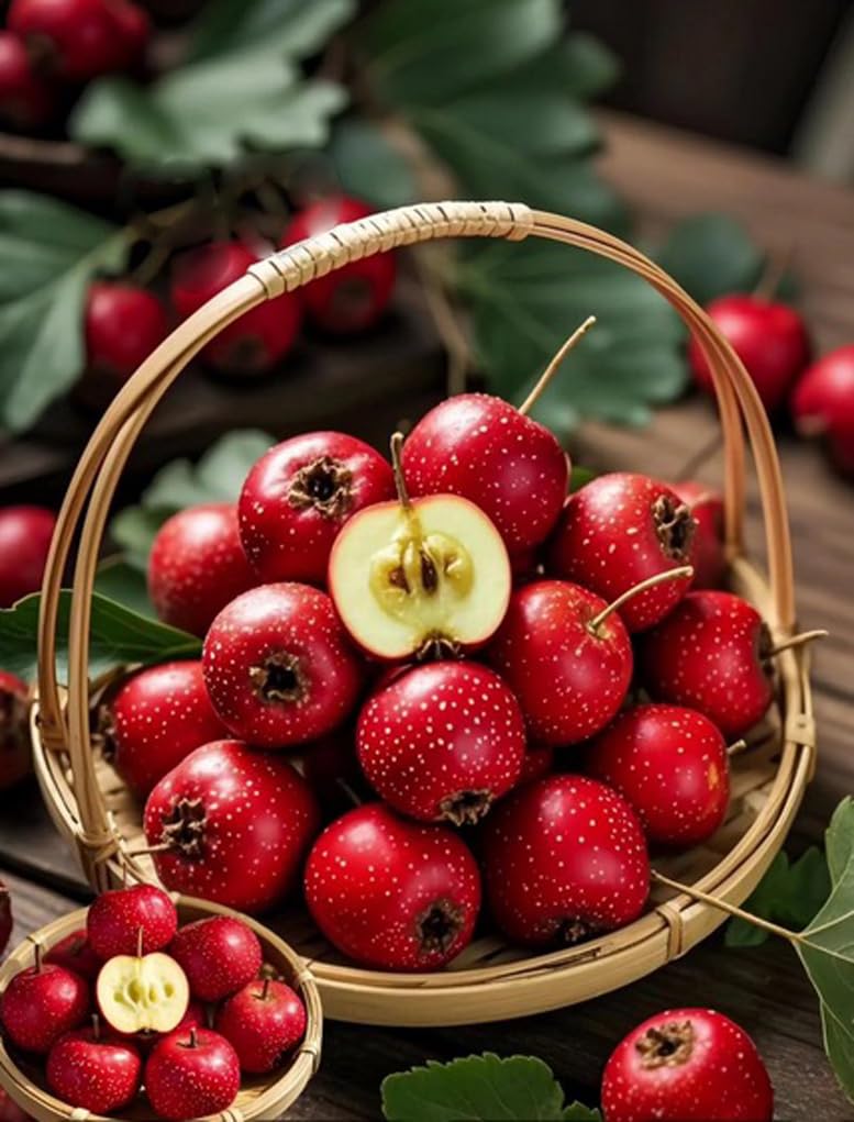 Bulborium English Hawthorn seeds red fruits for wildlife-friendly gardens