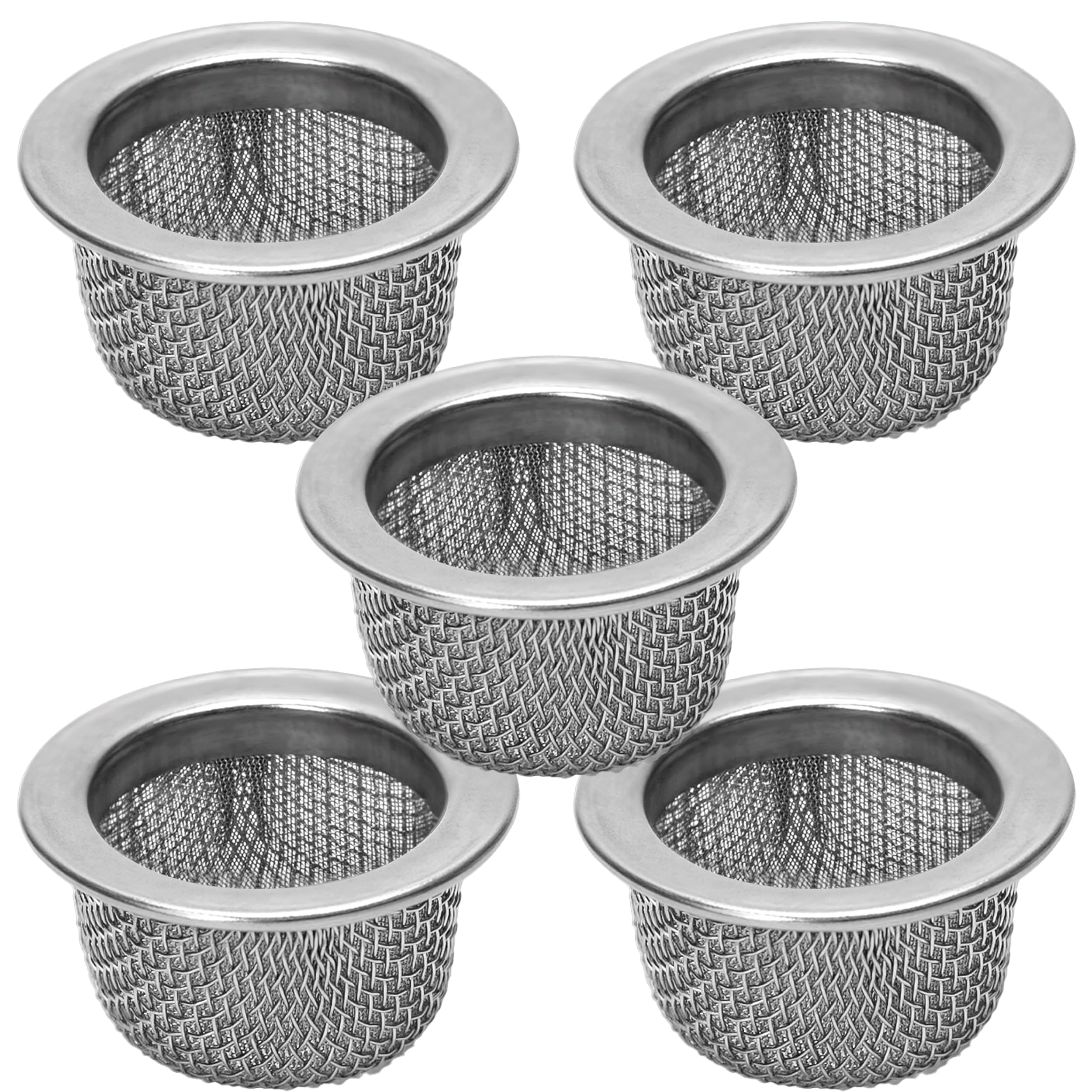 BuleVina 5-pack double-filter smoker screens for cocktails, durable and reusable.
