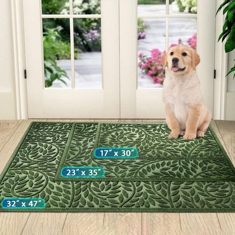 Bulijojo groove-patterned polypropylene traps dirt and moisture effectively.