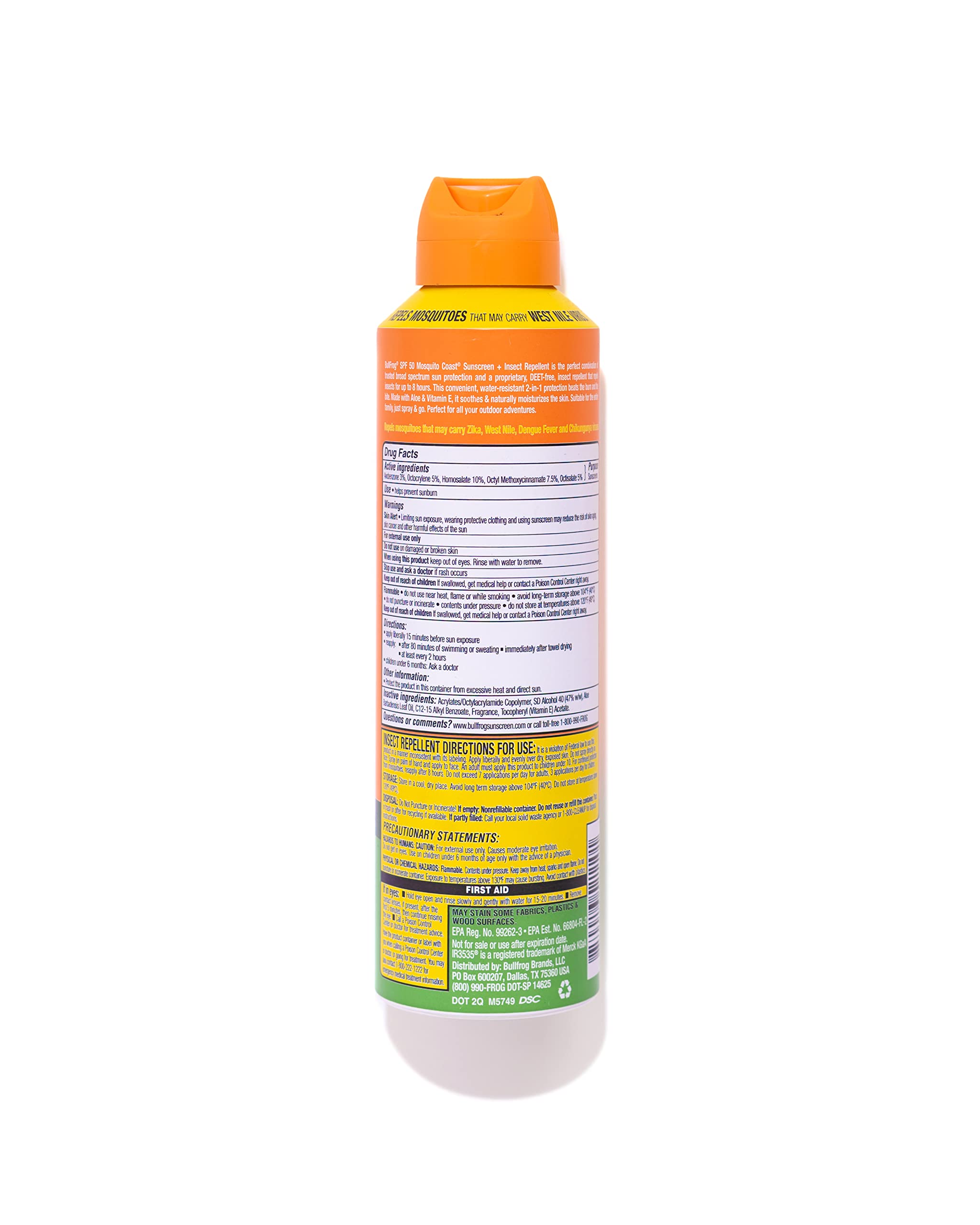 Bullfrog Mosquito Coast continuous spray delivers quick coverage outdoors.