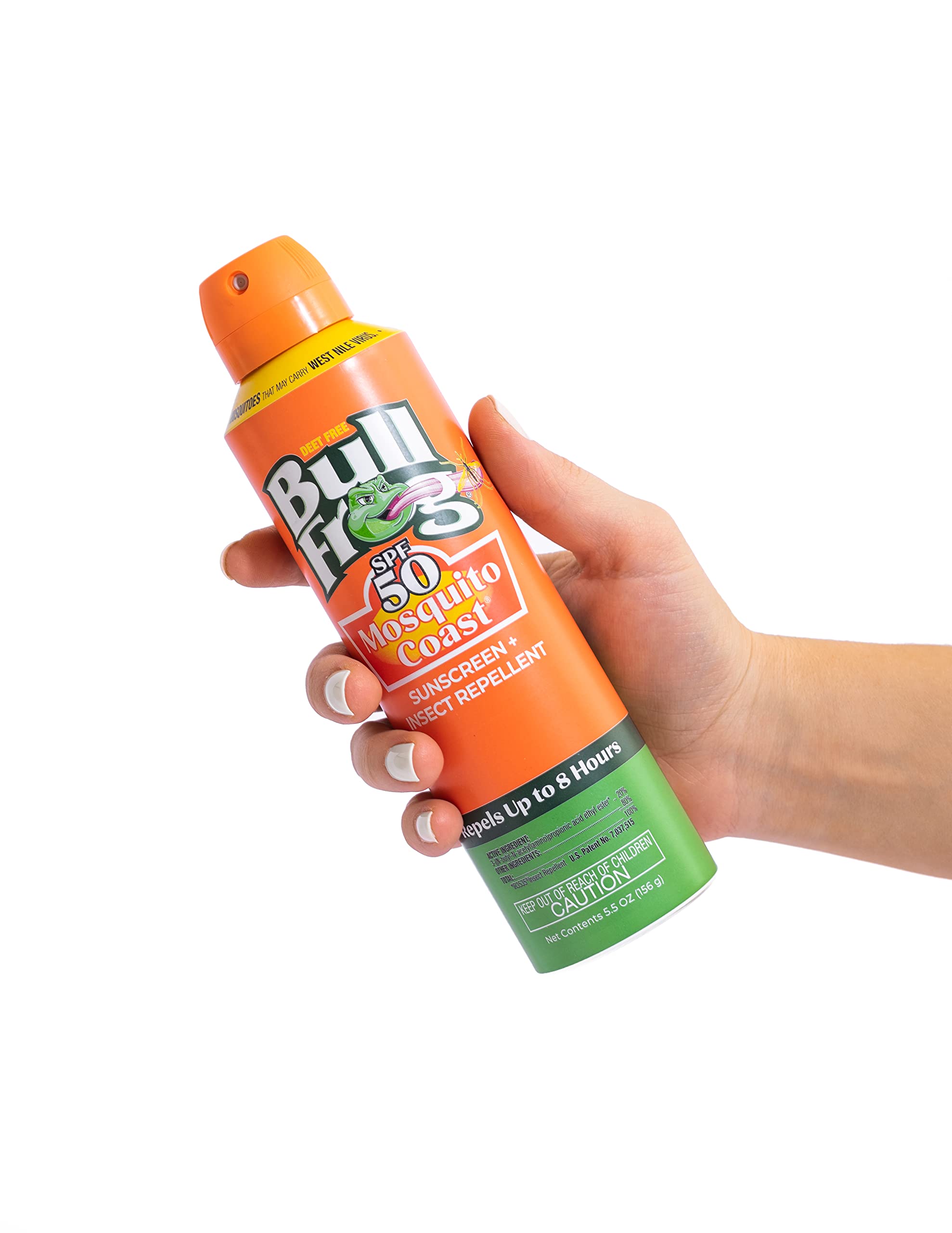 Bullfrog Mosquito Coast SPF 50 sunscreen protects skin at the beach.