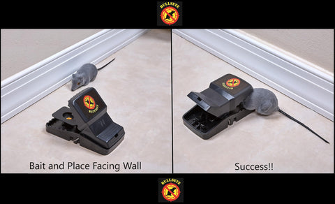 Bullseye no touch finger saver design keeps hands safe during setup.