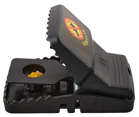 Bullseye traps show a release lever for easy disposal after use.