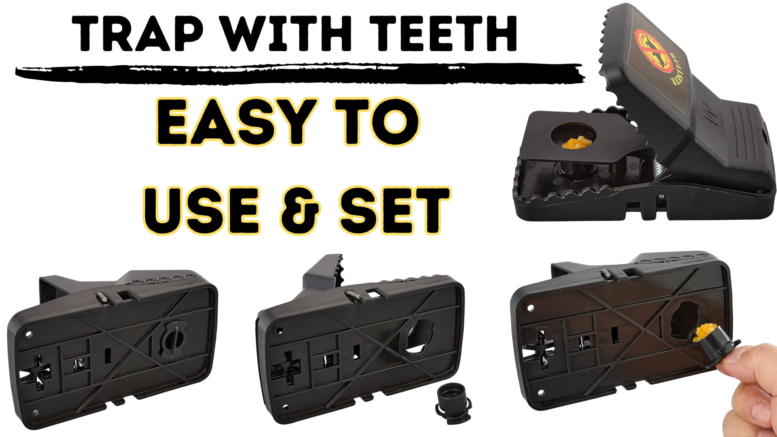 Bullseye six pack traps offering cost effective rodent control in bulk.