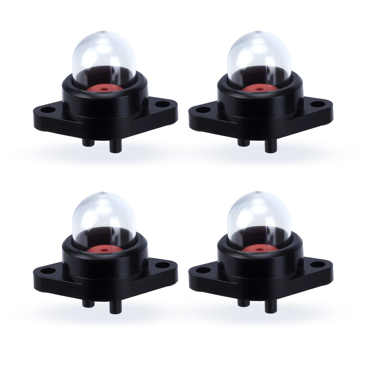 Bullwall 4-pack primer bulbs for easy replacement and smoother engine starts.