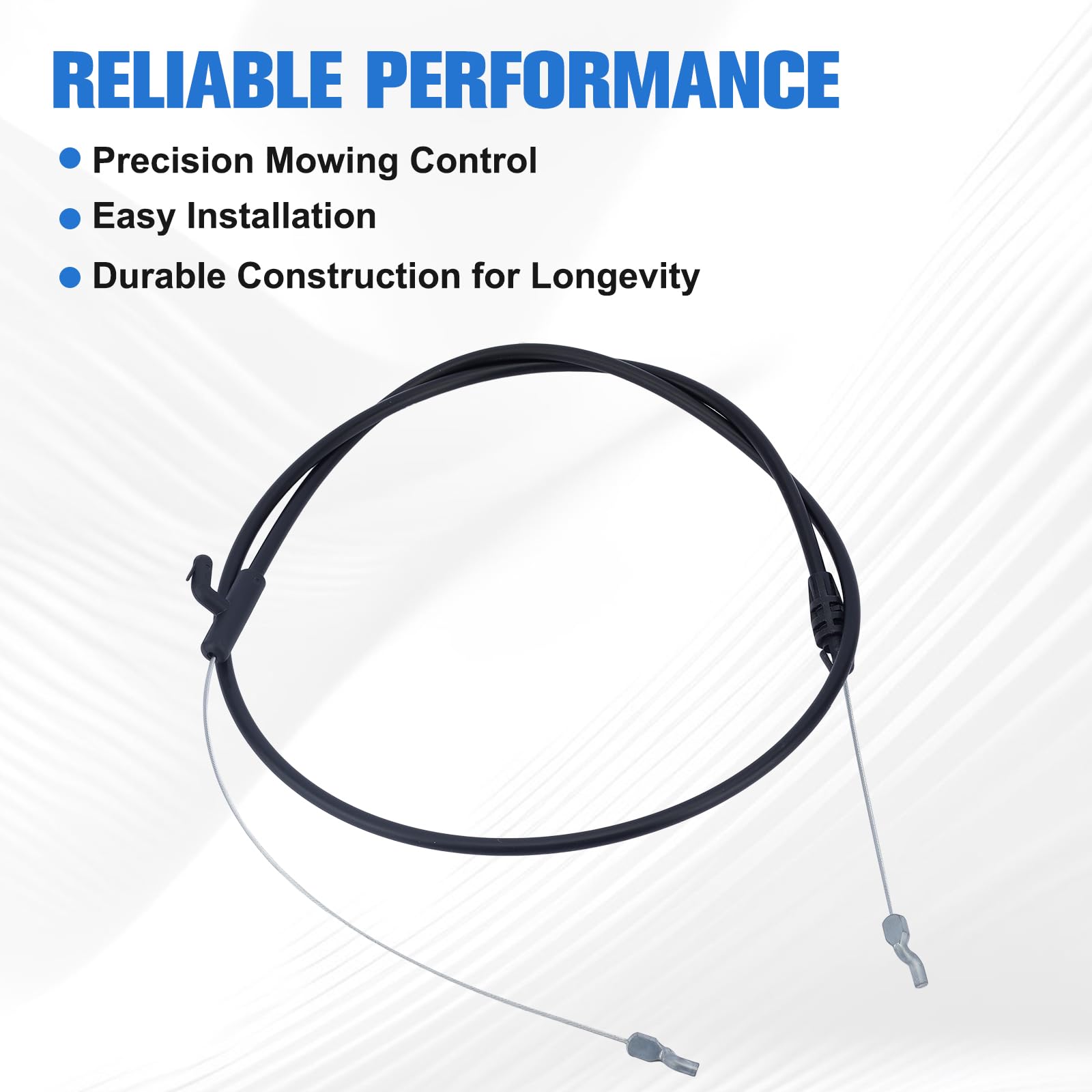 Durable construction of stainless steel and rubber for longevity.