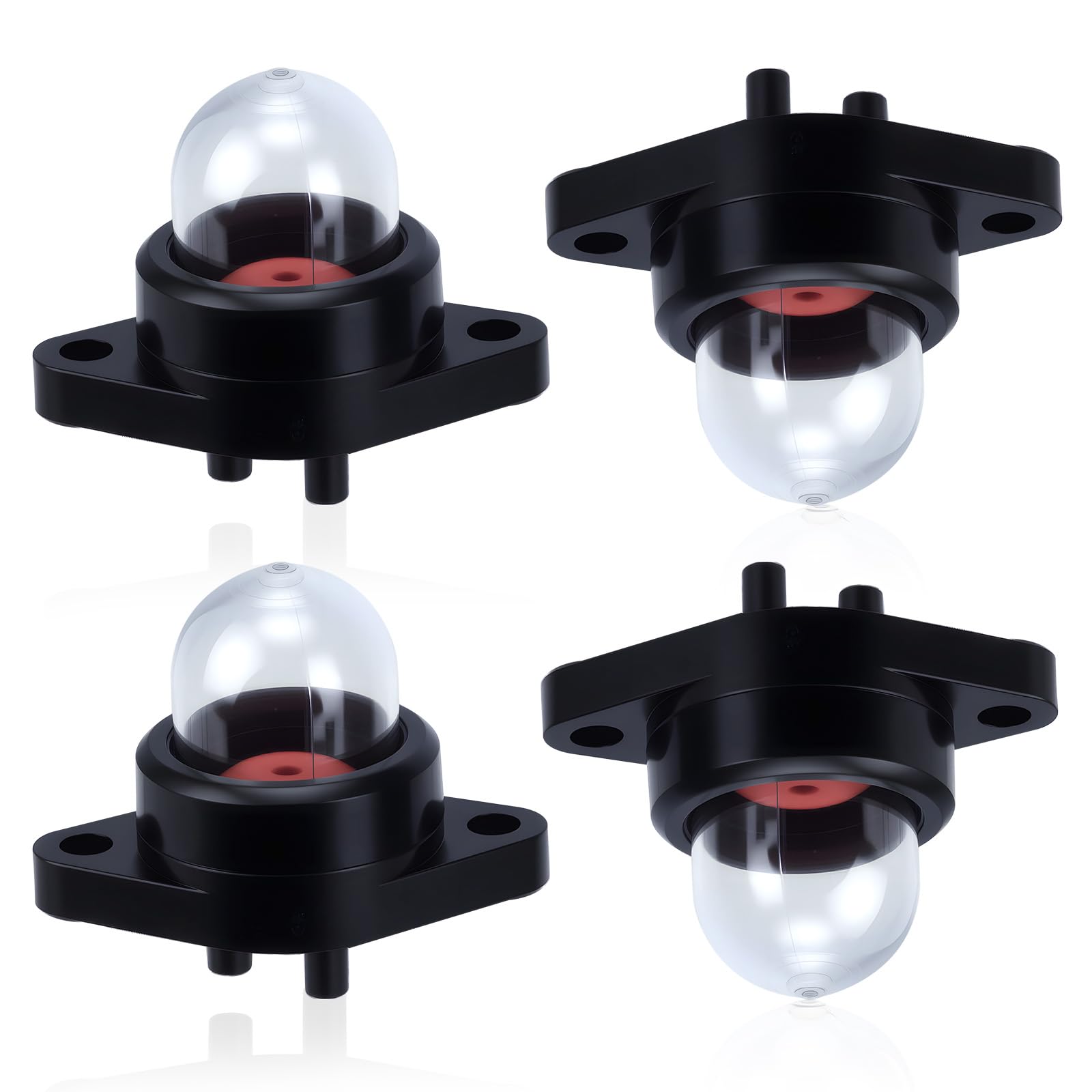 Bullwall primer bulbs in use for reliable starts and fuel flow.