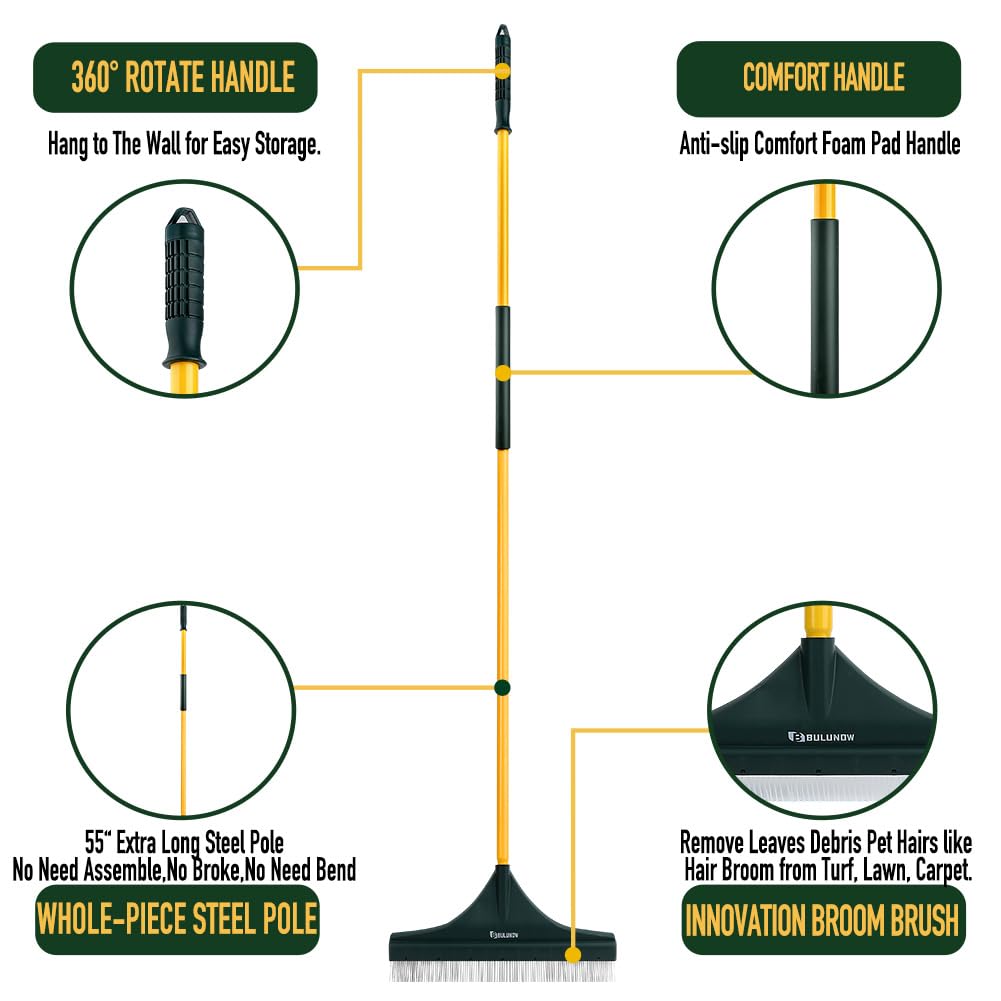 Bulunow extended pole installs in seconds for quick setup.