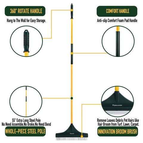 Bulunow extended pole installs in seconds for quick setup.