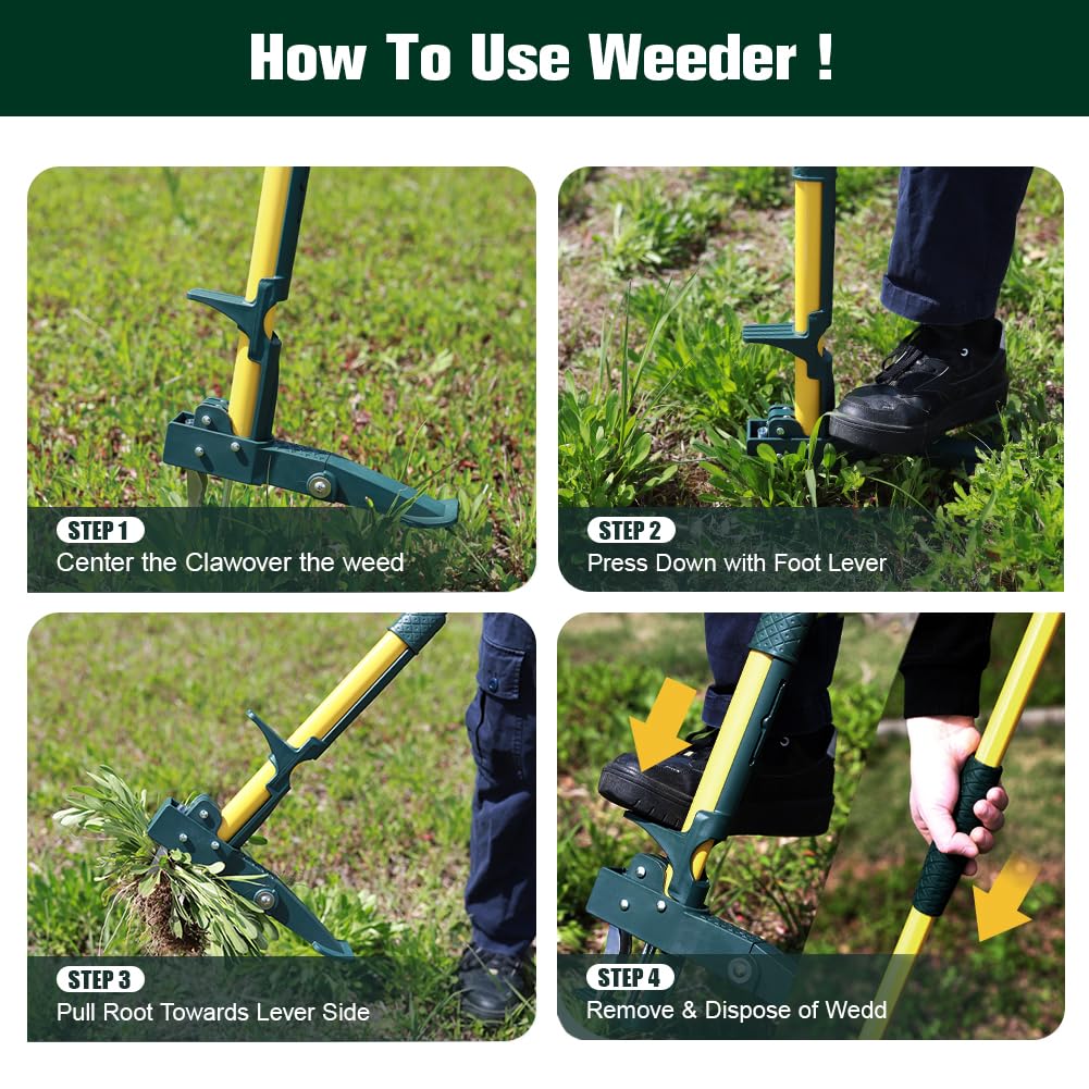 BULUNOW heavy-duty stainless steel shaft built for durable garden use.