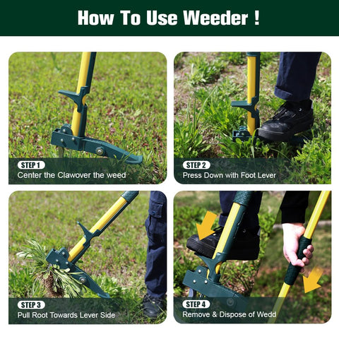BULUNOW heavy-duty stainless steel shaft built for durable garden use.