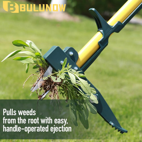 BULUNOW root removal capability targets stubborn weeds effectively.