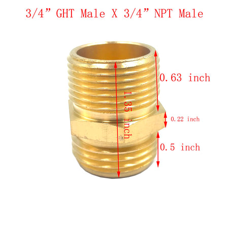 Bumugufu solid brass garden hose fittings enable easy installation with standard hoses