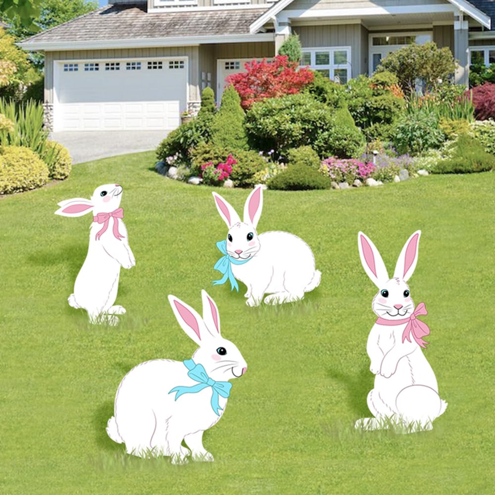 Durable corrugated plastic withstands wind and rain for outdoor Easter