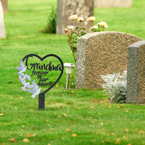 BUoonyer cemetery sign stake suitable for gardens and pathways.