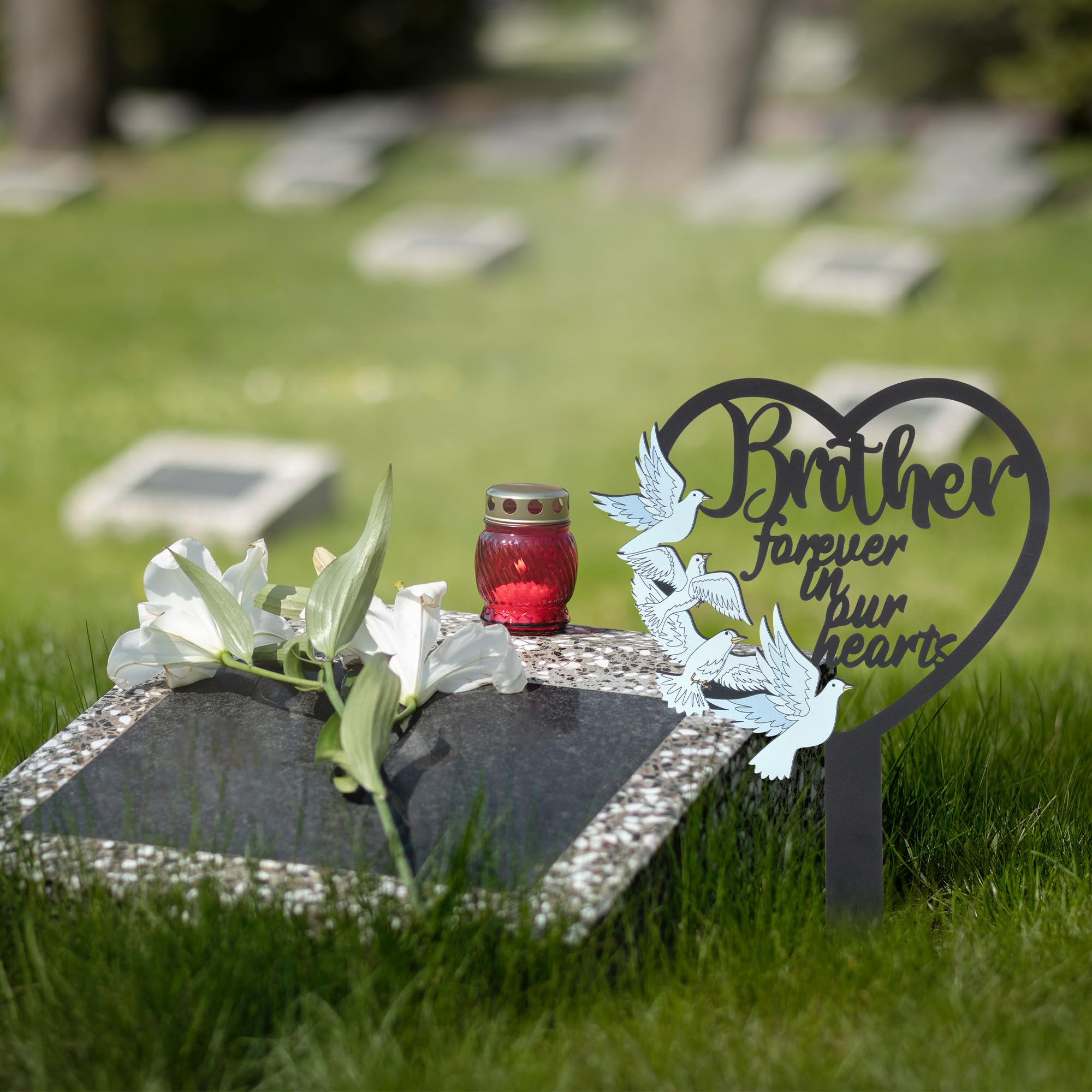 BUoonyer outdoor garden sign for yard and cemetery decor