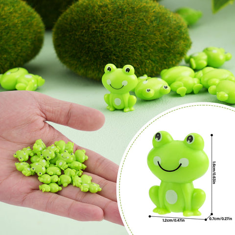 BuQiuRen dollhouse frog decor adds playful detail to small world displays.