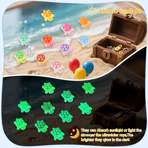 BuQiuRen multicolor mini turtles for cake toppers and crafts