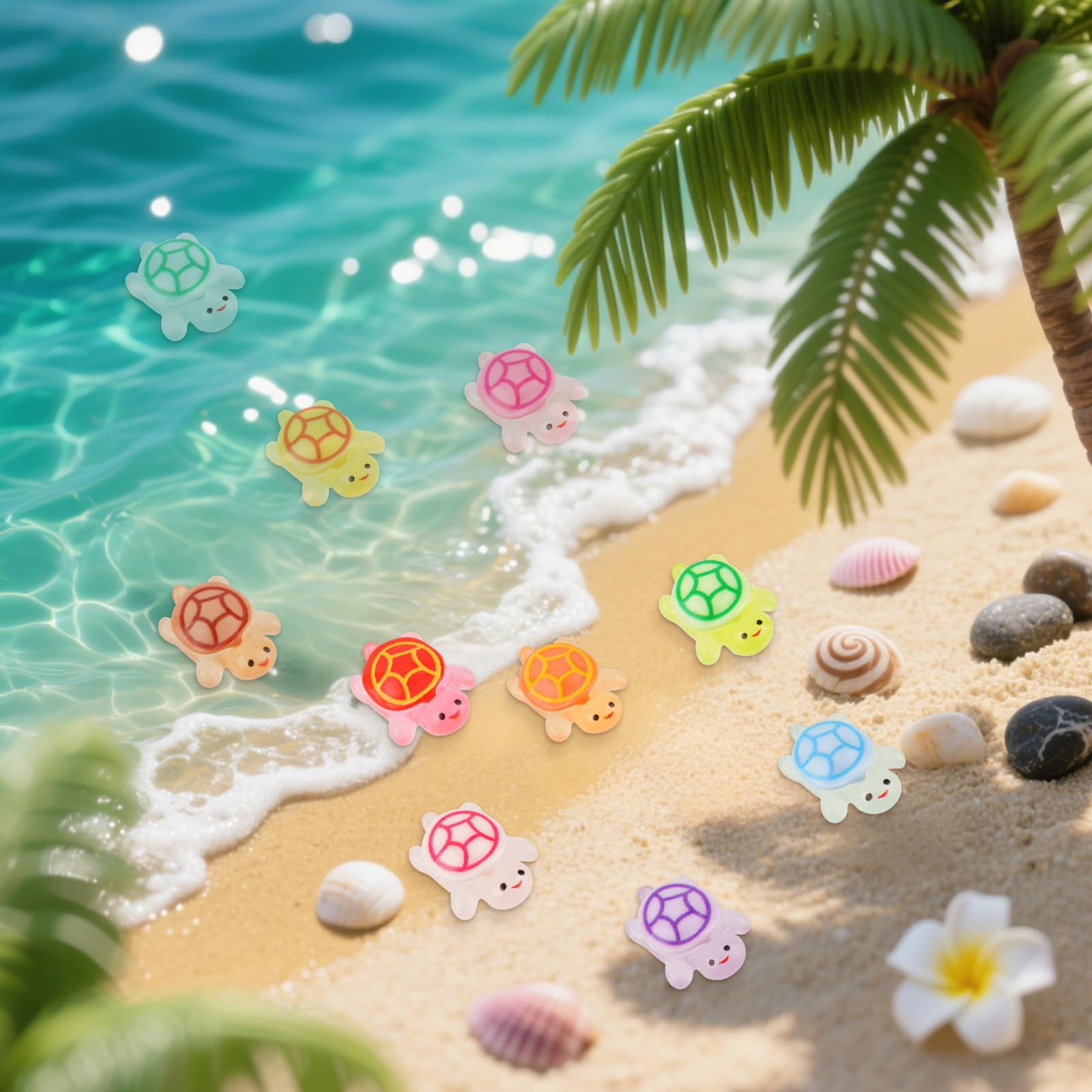 BuQiuRen color-tinted turtles suitable for gifting and decor