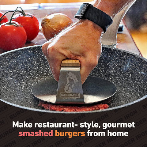 Burger Iron Sasquash designed in Nashville, USA for quality and American craftsmanship.