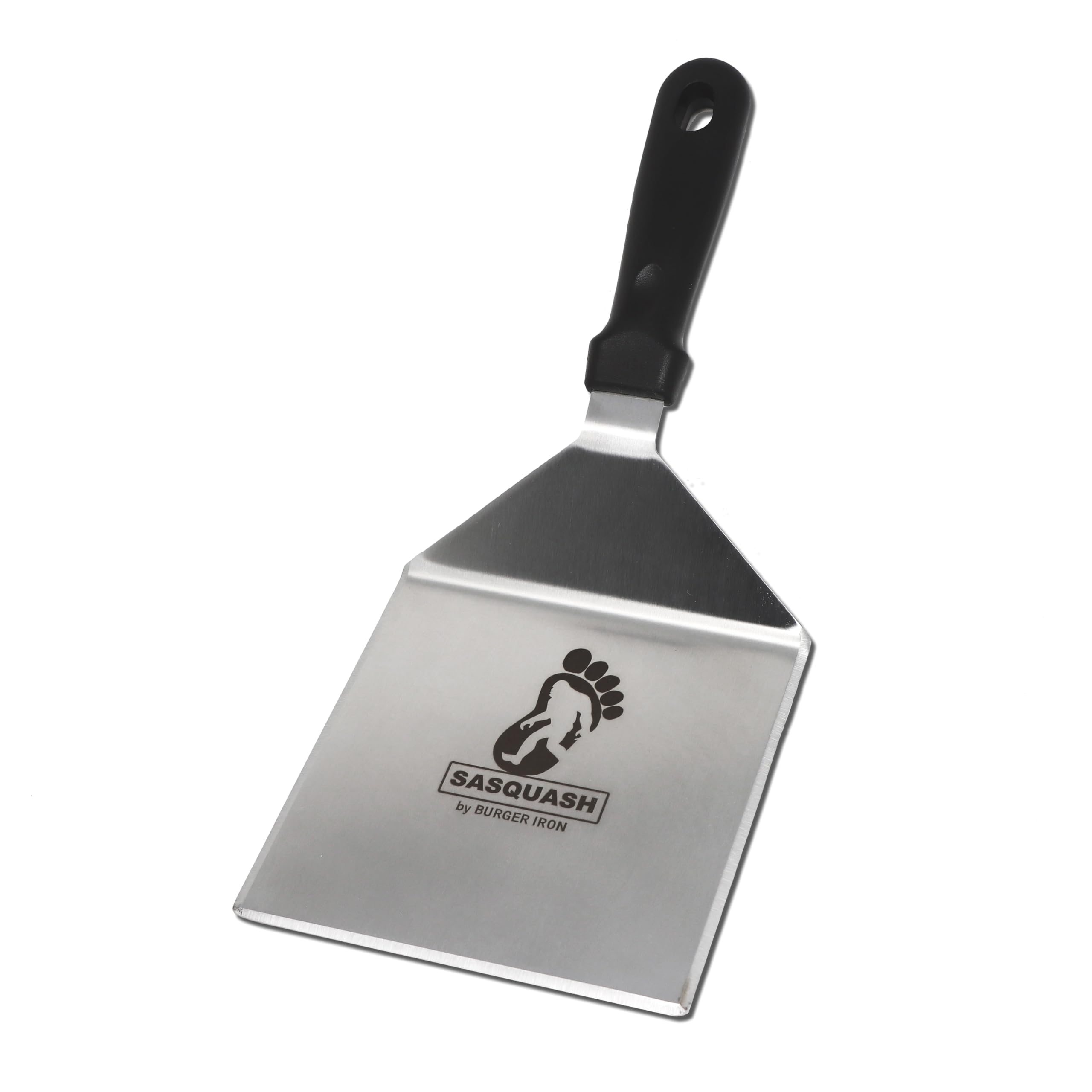 Burger Iron Sasquash wide 6inch press fits most skillets and griddles.