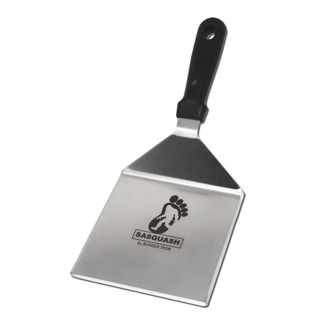 Burger Iron Sasquash wide 6inch press fits most skillets and griddles.