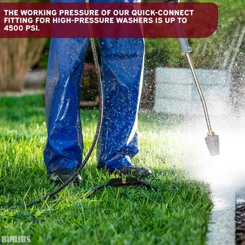 BURIUS compact design image illustrates quick, tool-free installation.