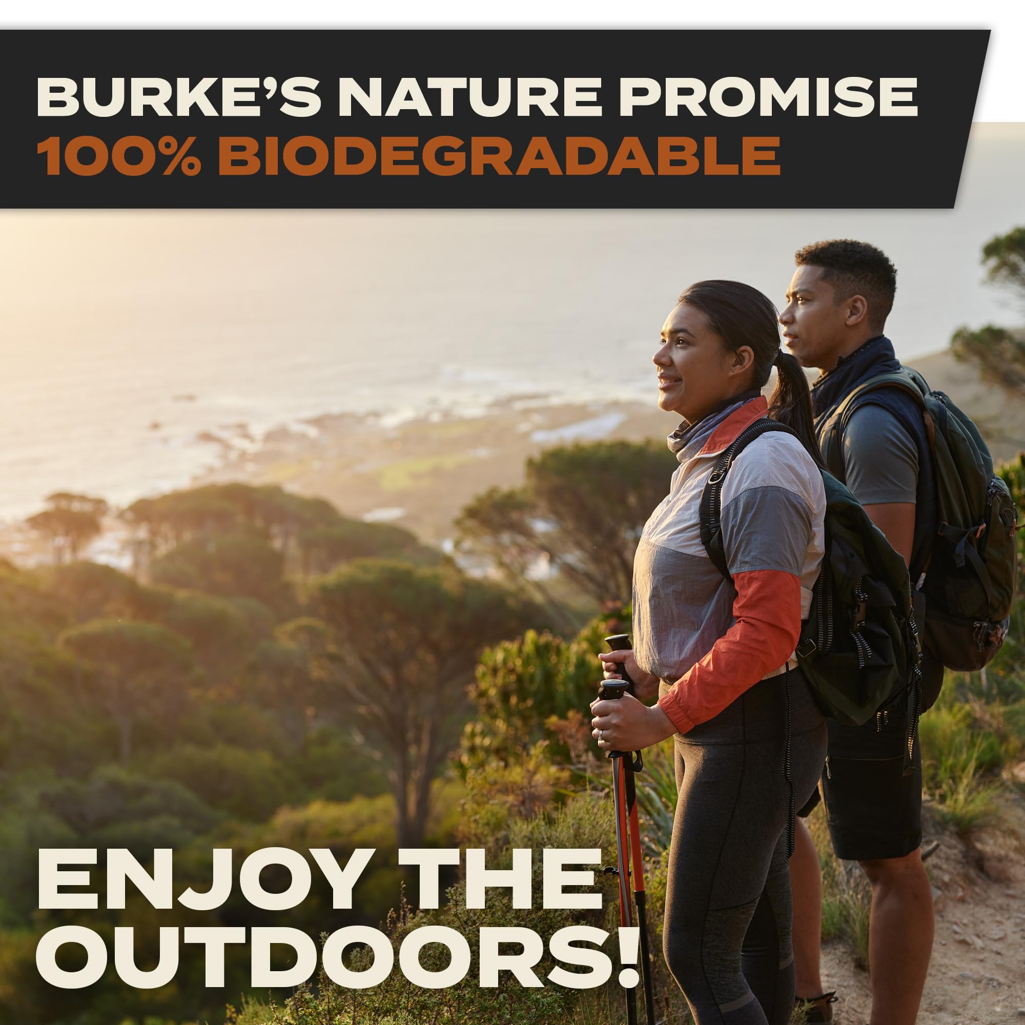 Burke’s Bug Repellent Spray outdoor yard scene illustrates versatile protection.