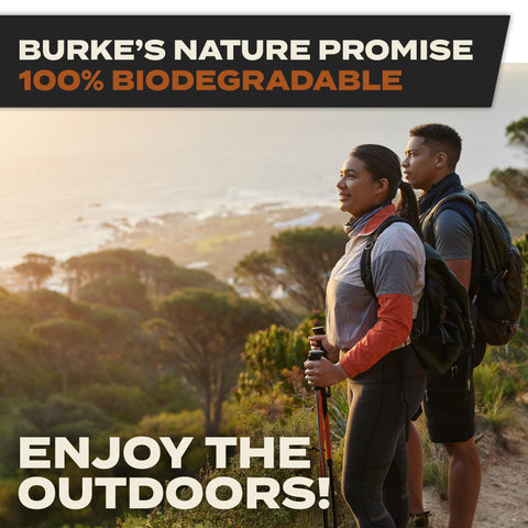 Burke’s Bug Repellent Spray outdoor yard scene illustrates versatile protection.