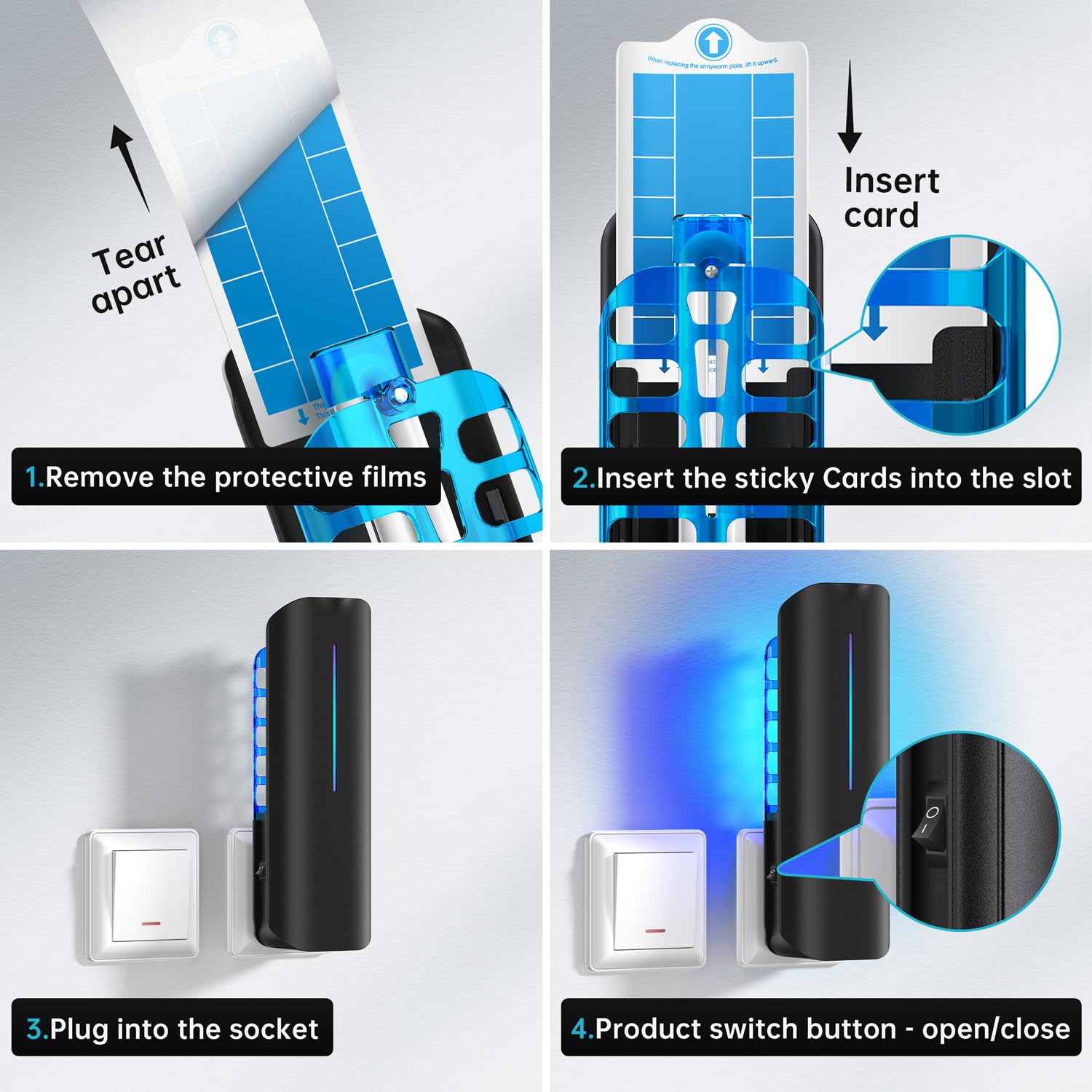 BURLAN packaging box illustrating complete indoor pest control kit