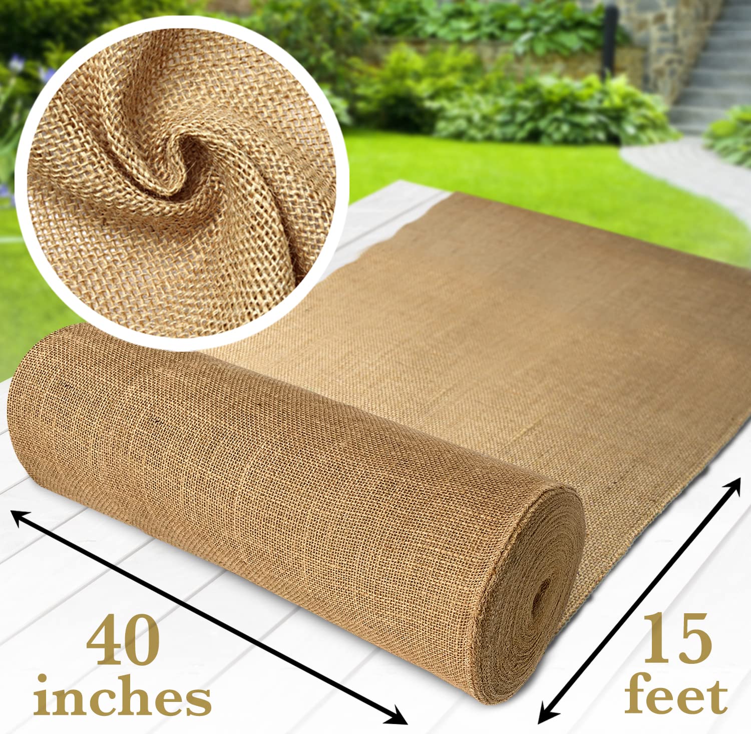 Burloptuous burlap roll for wreath making and rustic wall décor inspiration