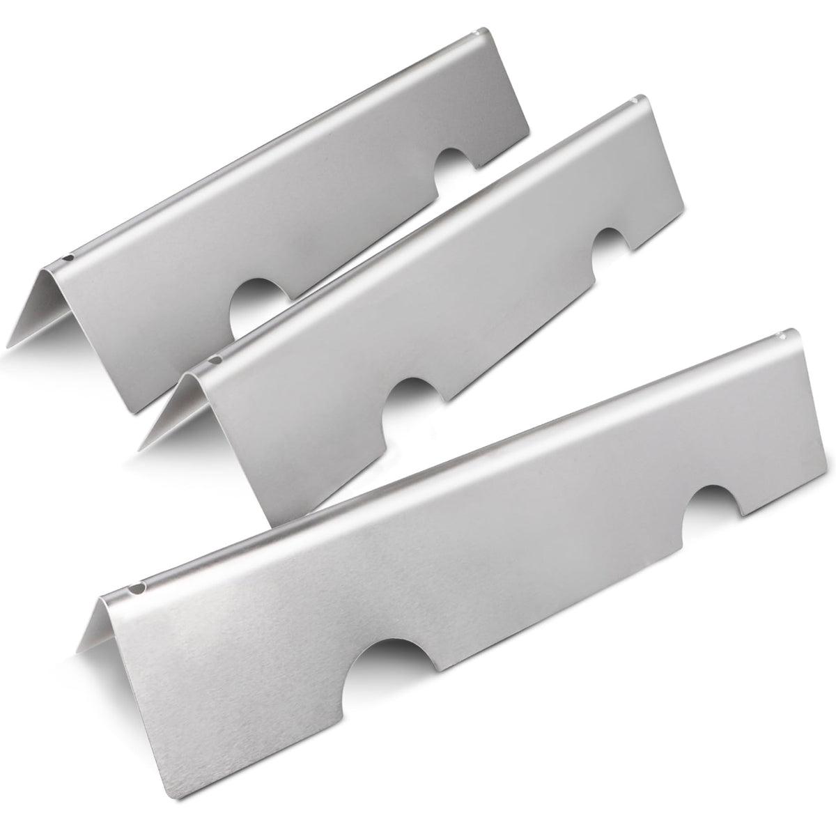 Burly Grill 7635 flavorizer bar front view improves heat distribution.