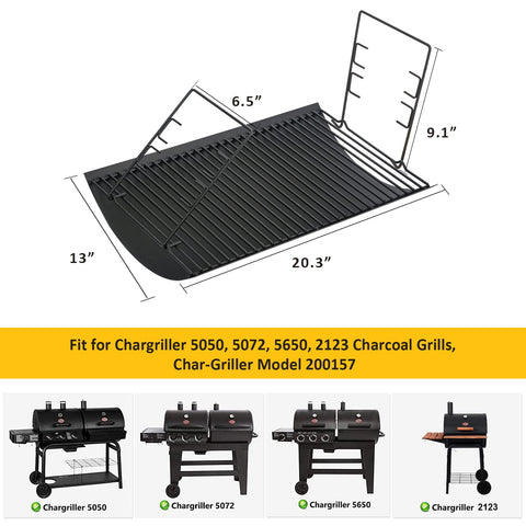 Burly Grill anti-rust finish helps maintain a clean look over time.