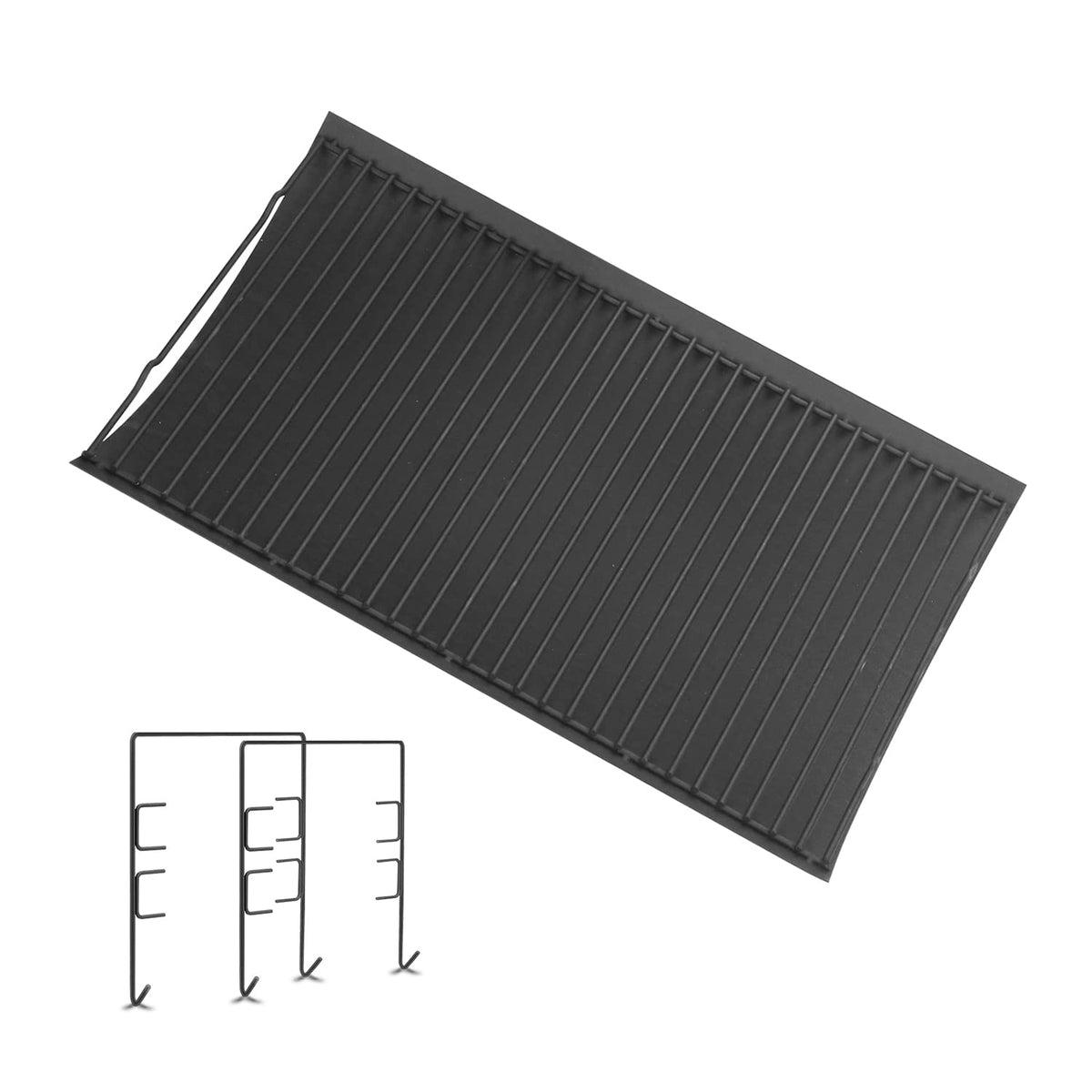 Burly Grill 20-inch ash pan for Char Griller fits multiple models and simplifies ash disposal.