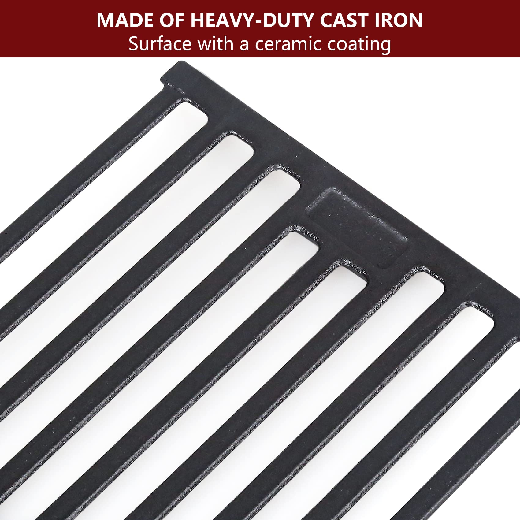 Cast iron cooking grate from Burly Grill offers durable heat retention