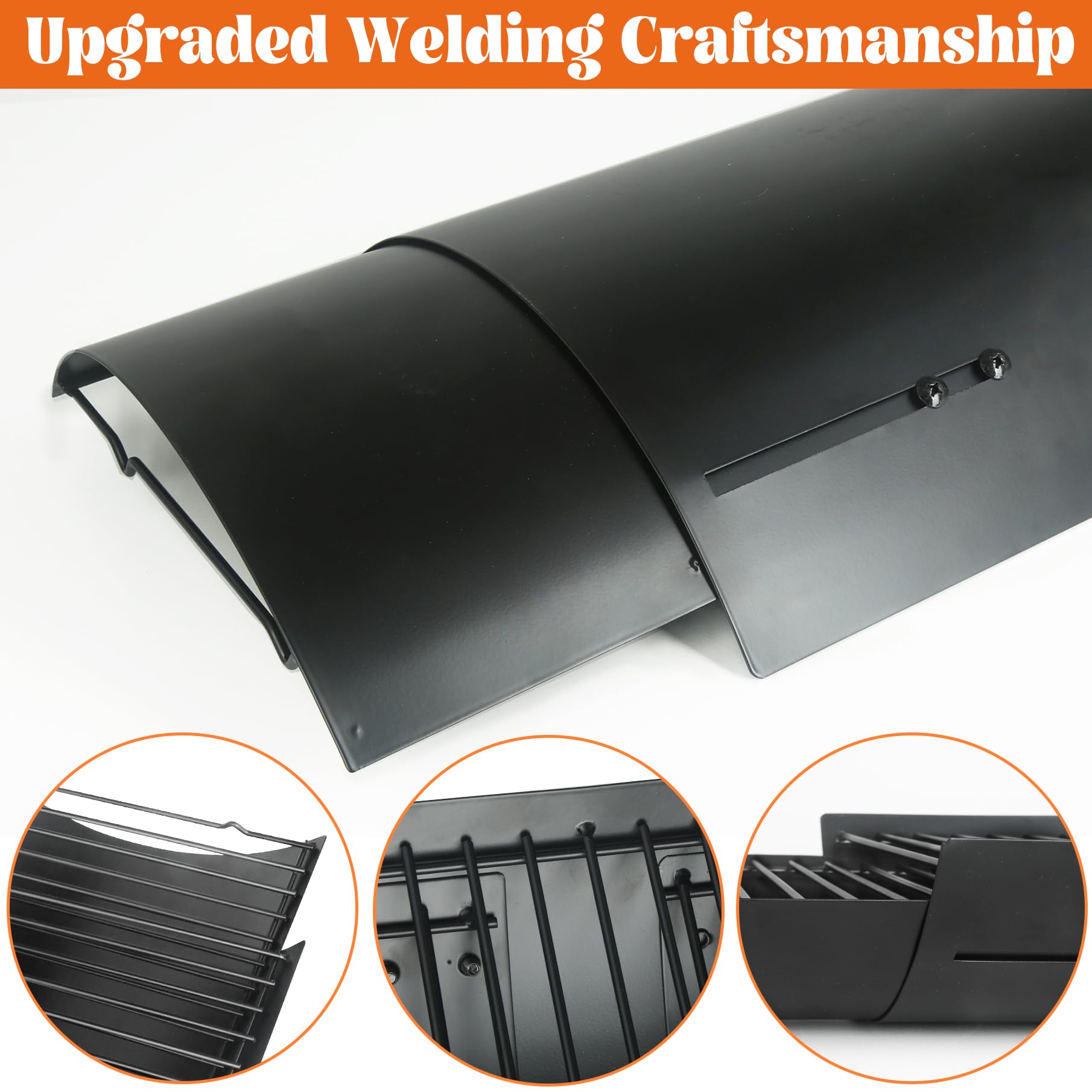 Burly Grill ash catcher pan designed for easy ash dumping and rinse cleaning.