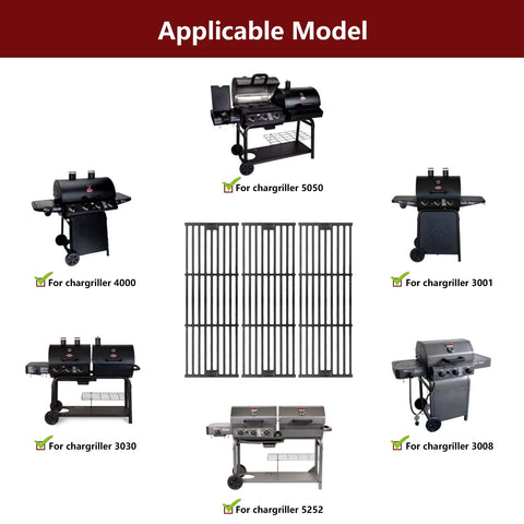 Burly Grill grate on grill surface, easy cleaning after use
