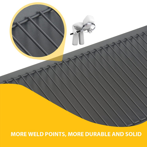 Burly Grill multi-spot welding adds lasting strength to the ash tray.